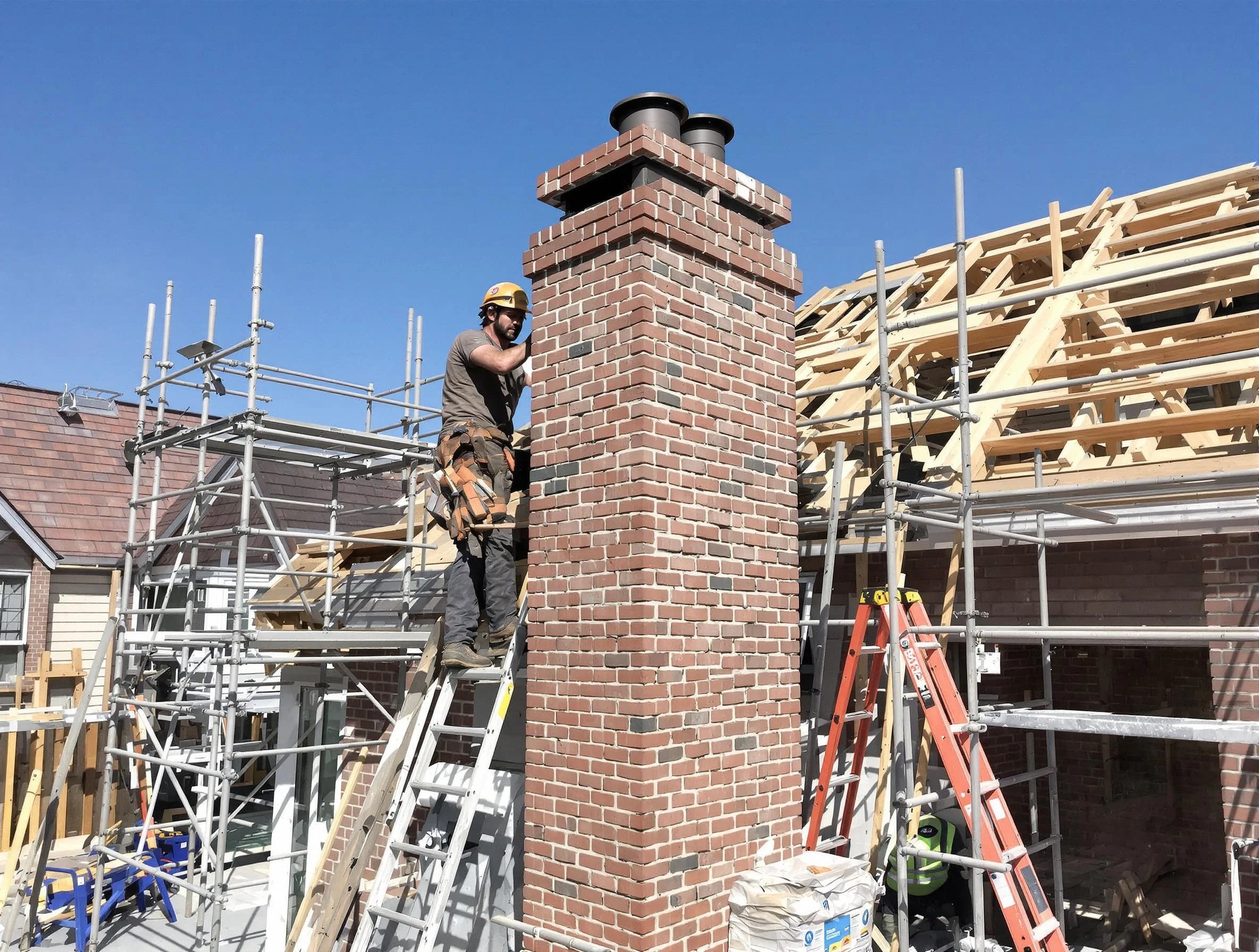 New chimney installation completed by Franklin Chimney Sweep in Franklin, MA