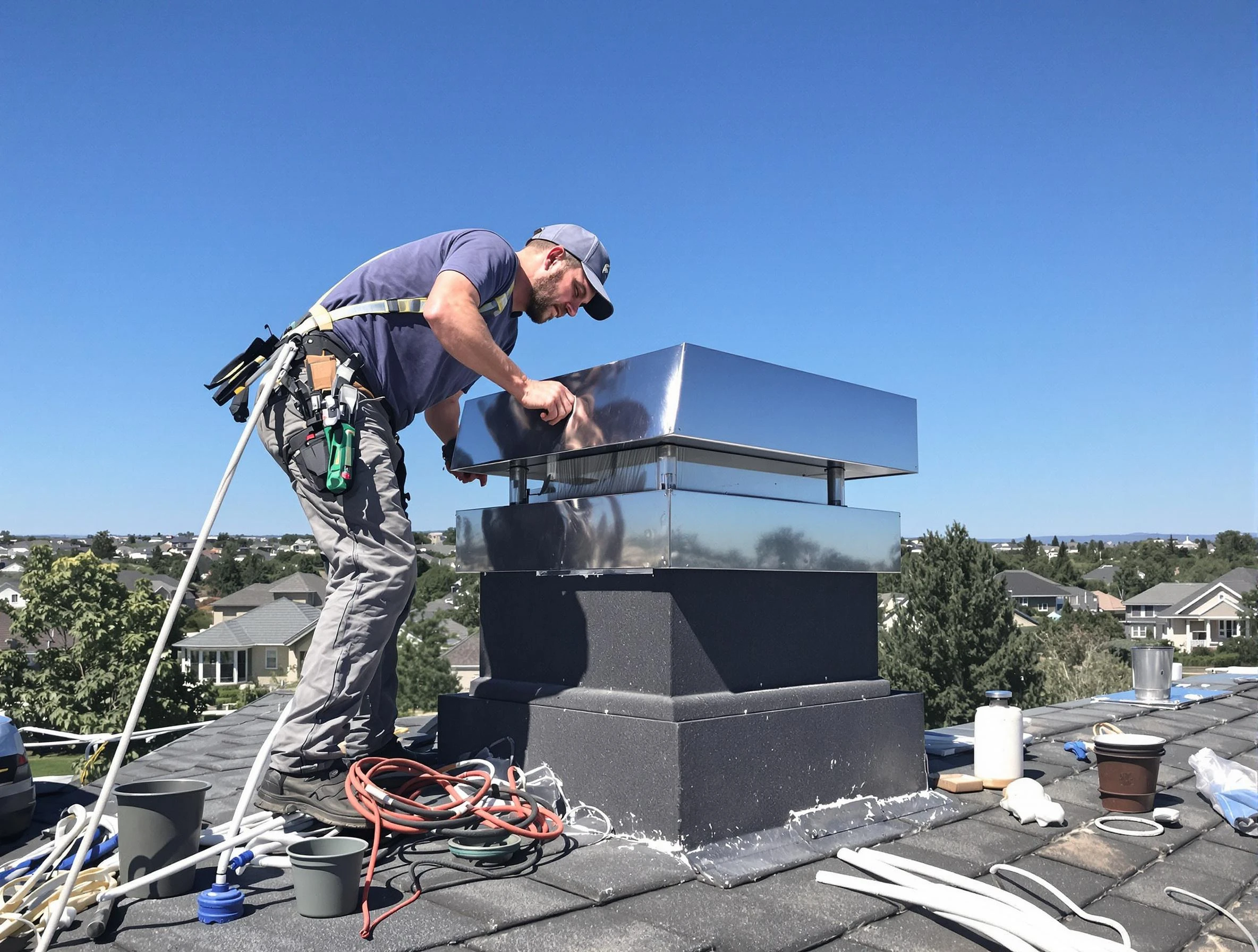 Chimney Cap Services in Franklin